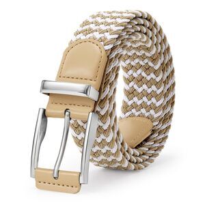 Stretchy Braided Belt For Men Elastic Woven Belt For Jeans Pants 1 3/8" Casual😏